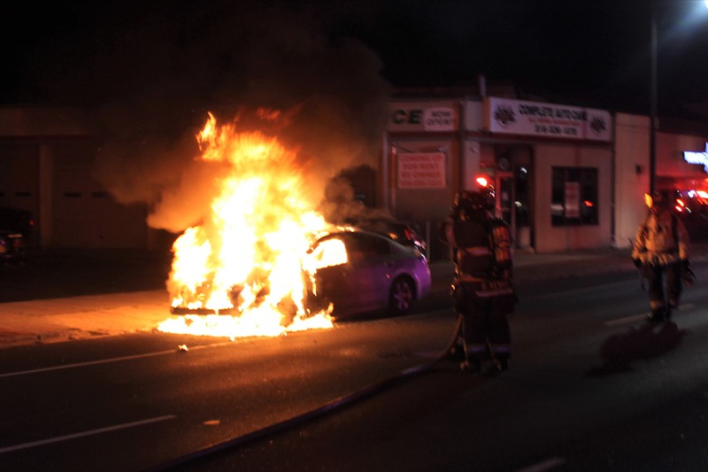 LFD Sunrise Rocklyn car fire 1   083119
