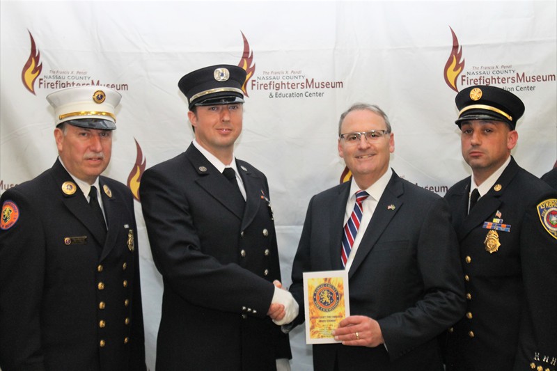 LFD at NC awards Ike congrat by  Legislator Gaylor 041719