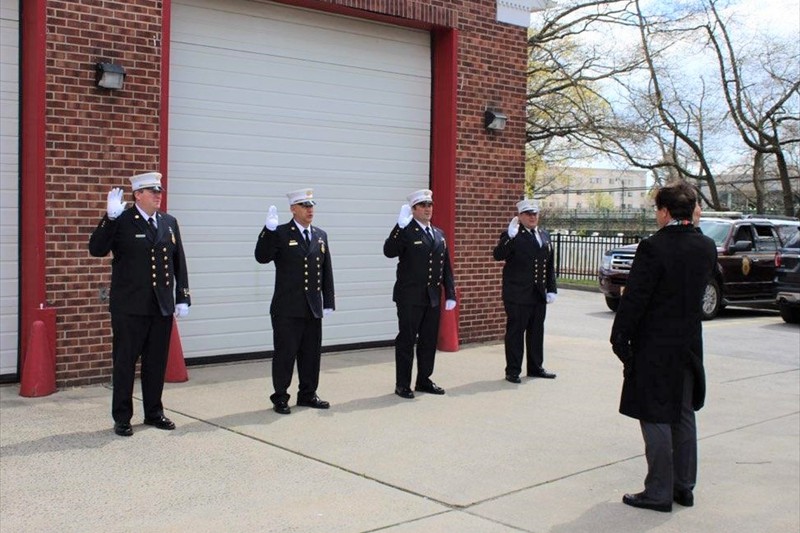 Chiefs sworn in April 2020 by mayor